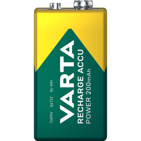 Varta Recharge Accu Power 1 9V 200mAh - Şarjlı Piller | Pilci Güç Sistemleri