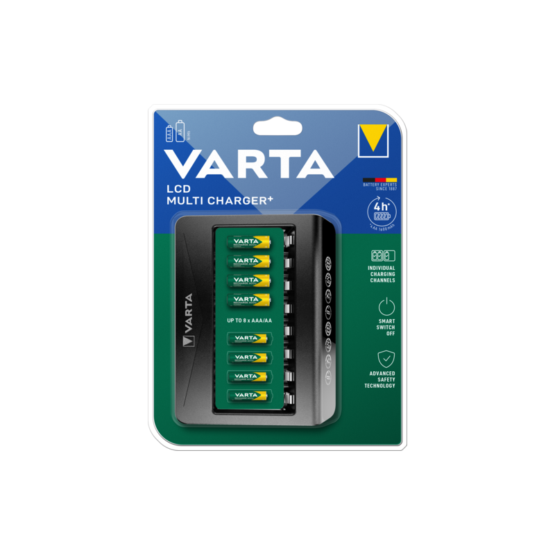 Varta LCD Multi Charger (Boş) - Şarj Cihazları | Pilci Güç Sistemleri Varta LCD Multi Charger (Boş) - Şarj Cihazları | Pilci Güç Sistemleri