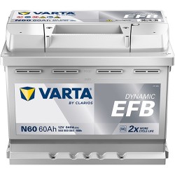 VARTA N60 Dynamic EFB 60AH 640CCA - Aküler | Pilci Güç Sistemleri
