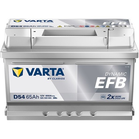 VARTA D54 Dynamic EFB 65AH 650CCA - Aküler | Pilci Güç Sistemleri