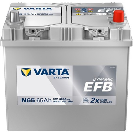 VARTA N65 Dynamic EFB 65AH 550CCA - Aküler | Pilci Güç Sistemleri
