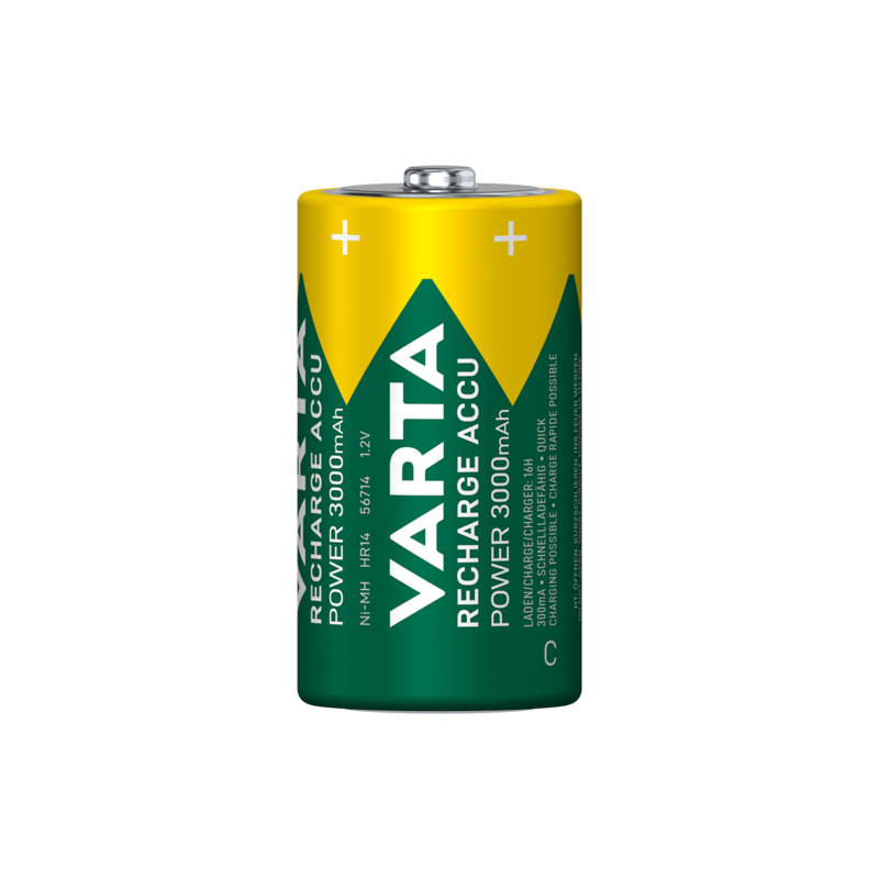 Varta Recharge Accu Power 2 C 3000mAh - Şarjlı Piller | Pilci Güç Sistemleri